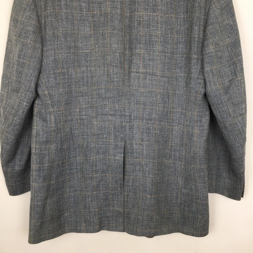 Brooks Brothers Mens Blazer Sports Coat Blue Plaid Size 42R